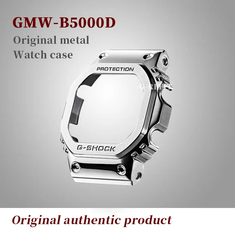 

G-Refit GMW-B5000 316L Stainless steel Watch case DW5000 5600 2020 new models B5000 Repal tools black Silvery case GMW B5000