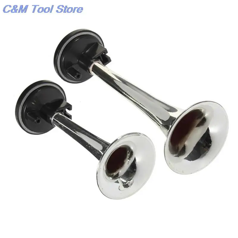 2PCS Super Loud Trumpet Air Horn Tube Speaker for Car Vehicle Truck Train Boat car siren horn car air horn train horn