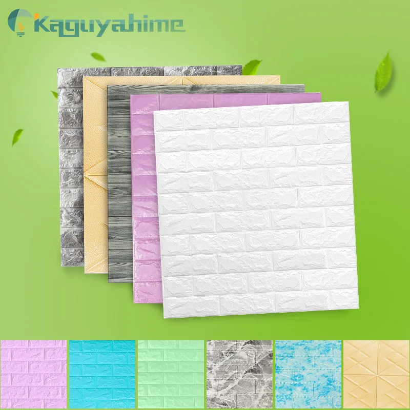 =(K)= 3D стикер на стену DIY самоклеющиеся обои кирпич водонепроницаемые ТВ фон для