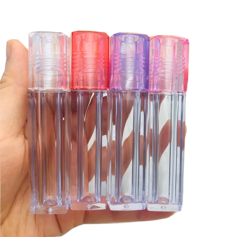 10/30/100PCS Empty 6.5ML lipgloss roll on bottles lip balm containers