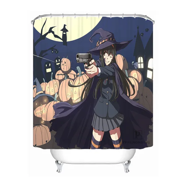 Shower Curtain Пользовательские собаки рыцарь, вампир Водонепроницаемый Ванная комната приемлемая занавеска из полиэстеровой ткани занавеска для ванной#180318-10 - Цвет: Shower Curtain