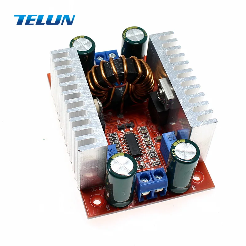 DC8.5V-50V-DC10-60V 400 Вт Высокая мощность постоянное напряжение постоянное увеличение тока модуль питания Светодиодный импульсный повышающий стабилизатор