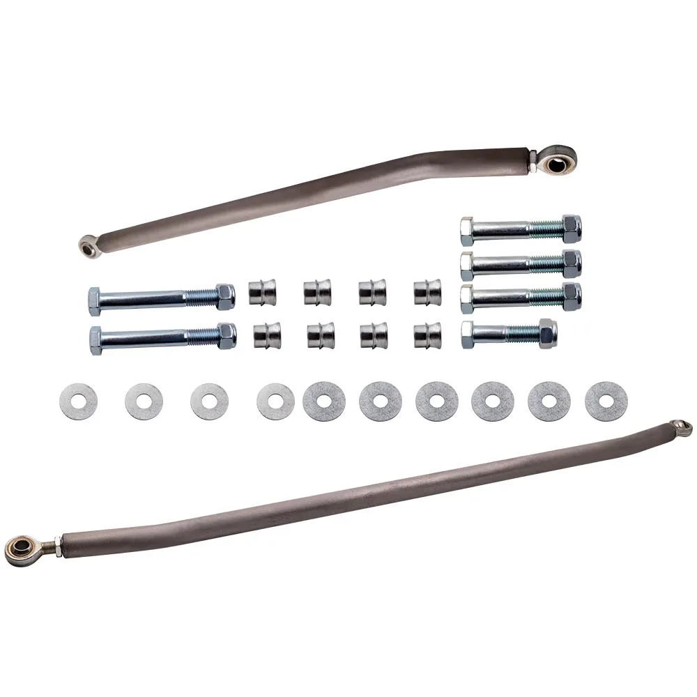 4 Piece Kit Inner Outer Tie Rod End Drag Link Set for Jeep XJ MJ Truck