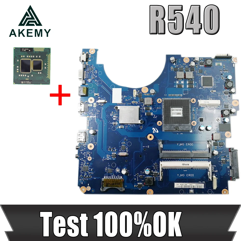 Akemy BREMEN2-L для Samsung R538 R540 NP-R540 Материнская плата ноутбука BA41-01285A BA92-06626A BA92-06626B HD 4500