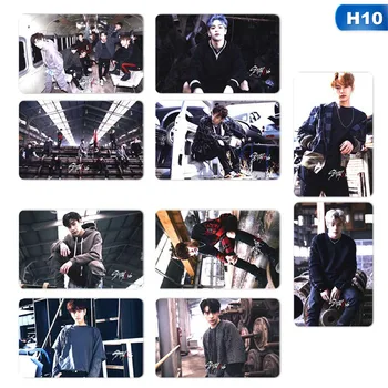 

10 Pcs/Set KPOP Stray Kids New Album Lomo Cards Photo Card Stickers Photocard Poster Gift Stationery Set