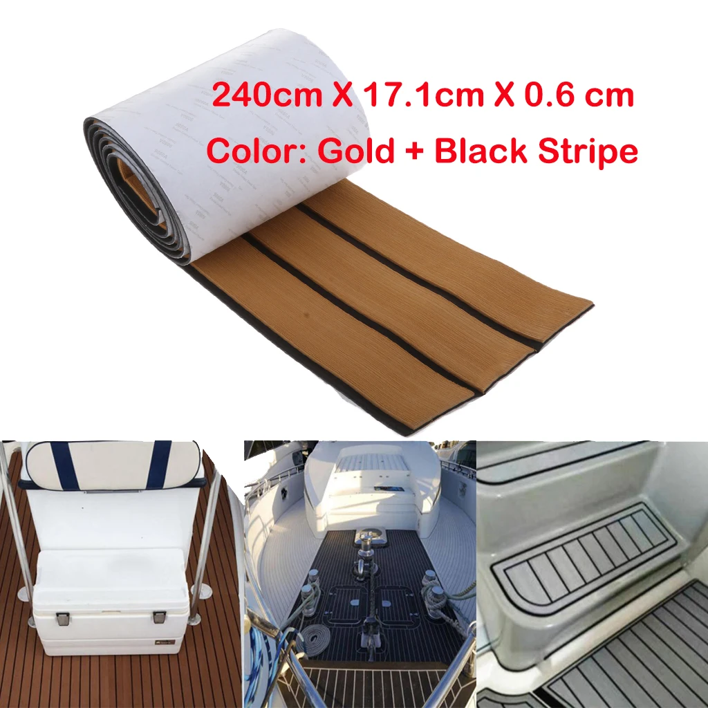 Eva Revêtement De Sol De Bateau En Faux Teck Antidérapant, Tapis De
