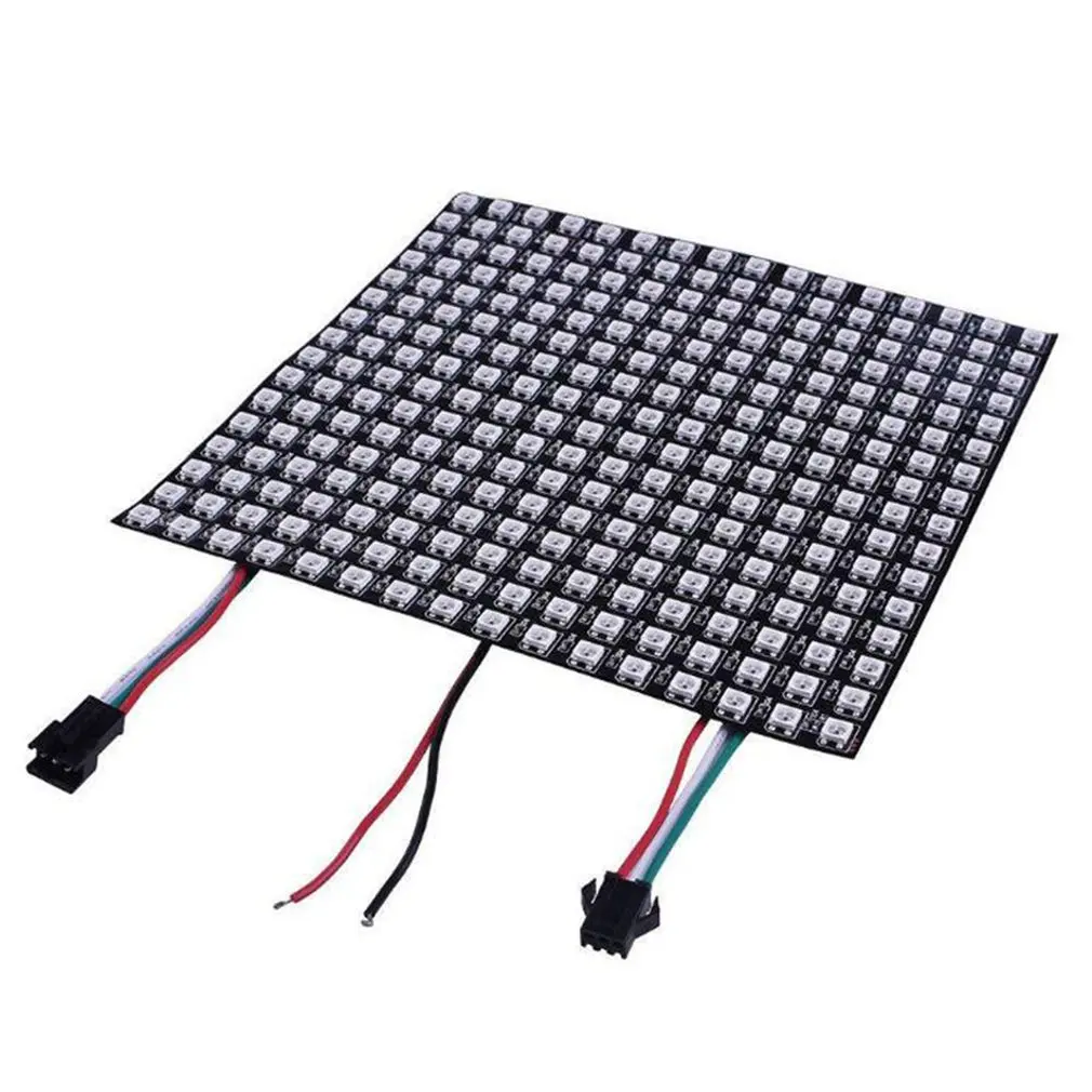 

programmable dot matrix pixel screen WS2812B Plastic Individually addressable Digital Flexible LED Panel 1 Piece