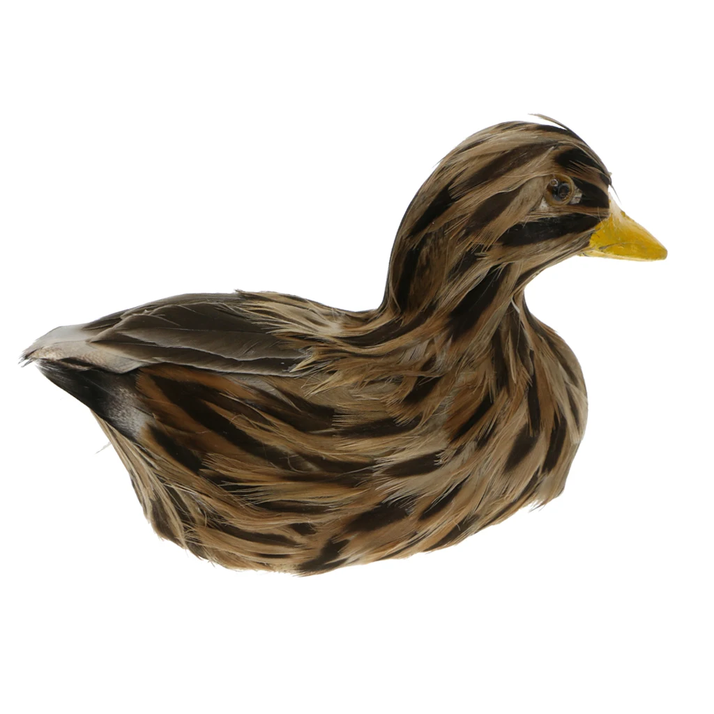 Various Realistic Duck Ornament Figure Outdoor Home Garden Water Pond Decoration DIY Vivid Artificial Feather Craft