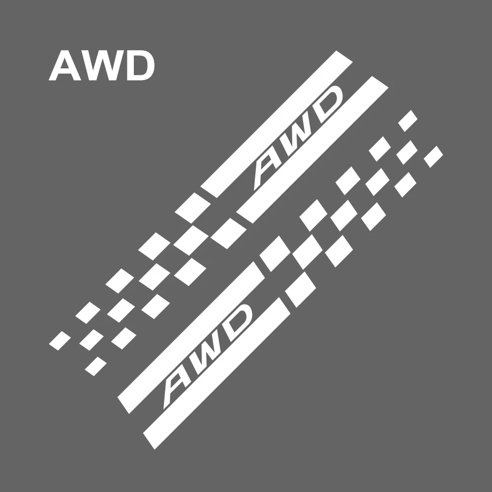 Авто боковое окно B столб наклейки и наклейки для Volvo XC90 S60 V40 AWD XC60 V50 V60 V90 XC40 S90 T6 ПВХ Декор Аксессуары - Название цвета: For AWD
