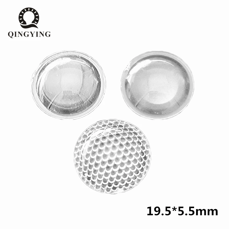 10pcs-50pcs Optical PMMA LED Lens 19.5mm 20mm Plano Convex Acrylic Condenser Lenses For Zoom Flashlight Bike Head Lamp | Инструменты