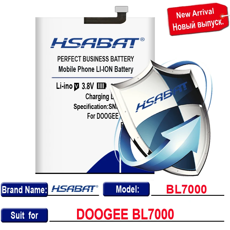 HSABAT 0 цикл 8350 мАч батарея Для DOOGEE BL7000 высокое качество мобильного телефона запасной аккумулятор