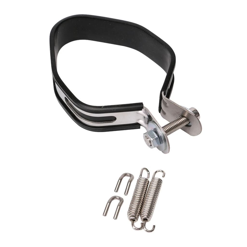 

Universal Motorcycle Exhaust Clamp Clip For 85mm Slip-on Stainless Steel