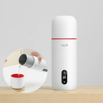 

Youpin Deerma Electric Kettle Portable Water Cup 350ml Home Travel Hot Wtater Heating Cup Temperature Display Smart Touch