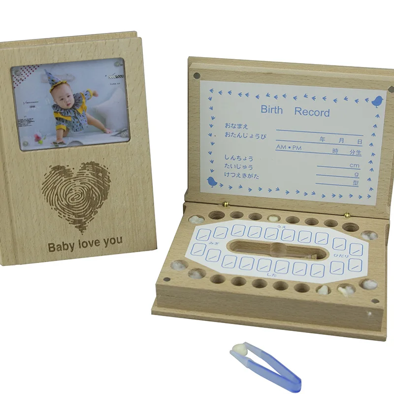 

New Style Book for a Deciduous Teeth Creative Baby Lanugo Deciduous Collection Box Mini Book Infant Lanugo Teeth Storage House