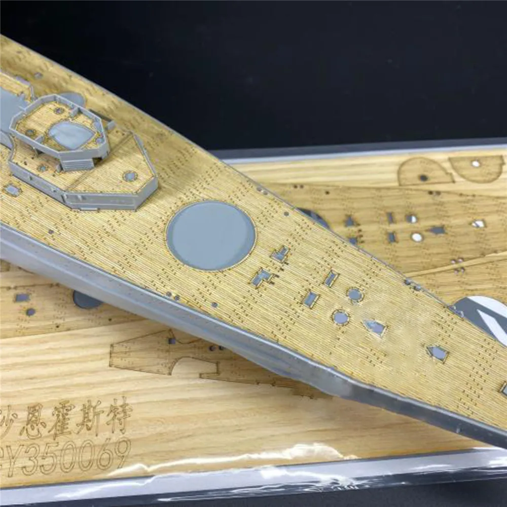 Модифицированная деталь DIY деревянная колода для масштаба 1/350 Scharnhorst 1943 Дракон 1040