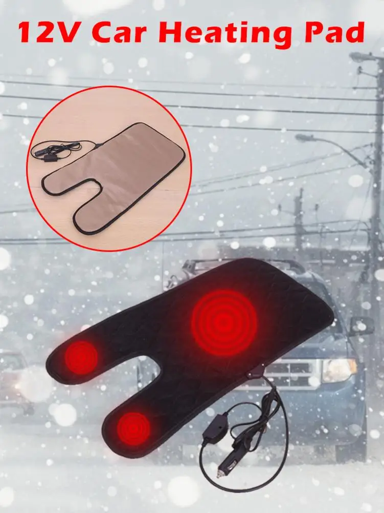 12V Автомобильная нагревательная подушка для сидения сиденья, нагревателя теплее, зима, одноместное кресло в форме яйца с электрическим подогревом сиденья коврик для детей