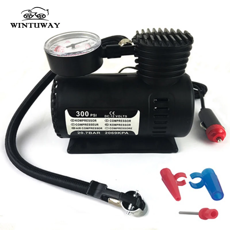 WINTUWAY автомобильный надувной насос 12 В Автомобильный Электрический Компактный