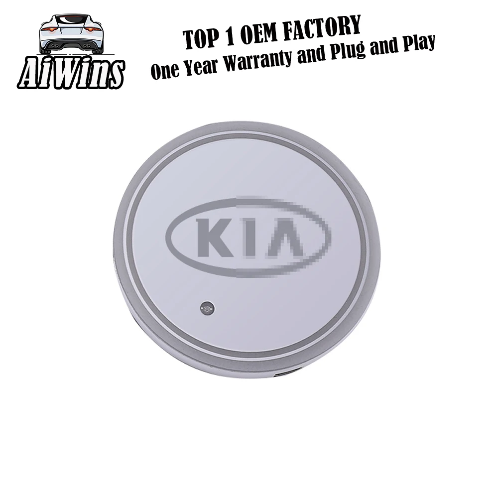 Aiwins автомобильный светящийся коврик для посуды для KIA K3K4 K5 KX3 KX5 автомобильный светящийся Логотип Аксессуары Atmospherelight