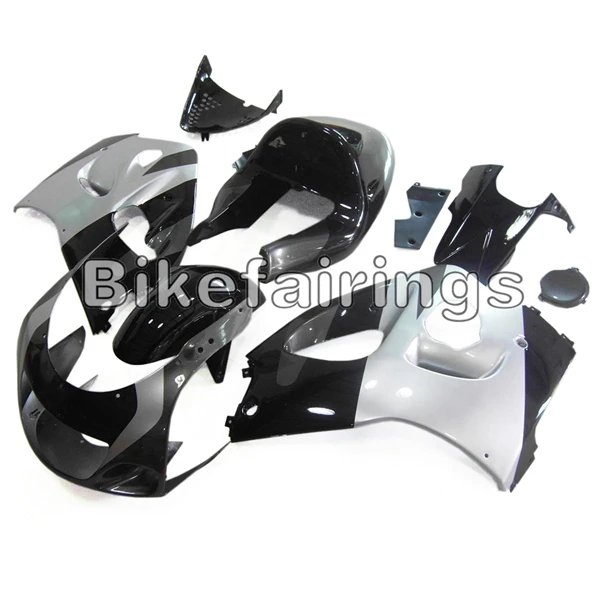 Полный комплект обтекателя Для Suzuki GSXR600 GSX-R750 1996 1997 1998 1999 GSX-R600 ABS Пластик мотоциклетный кузов блеск для губ черный, серебристый цвет