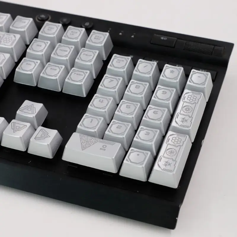RGB 104 Keycaps ANSI Layout OEM ABS исходный код Shot с подсветкой Keycap для Cherry MX gh60 poker 87 104 механическая клавиатура