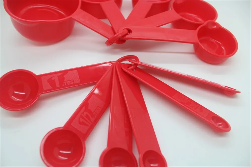 Пластиковая ложка 11 комплектов ложки с маркировкой для выпечки DIY