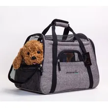 Стильная Классическая переносная сумка на одно плечо для домашних животных, переносная складная сумка из дышащей сетки, sj-1-QS-007