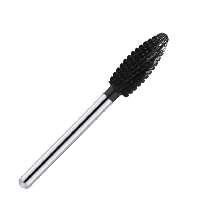 3 Type Ceramic Nail Drill Bit Black Coated Machine Nail Cuticle Cutter Manicure Nail Files For Manicure Apparatus Accessories