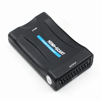 

HDMI to SCART Composite Video Converter Stereo Audio Adapter + USB Cable