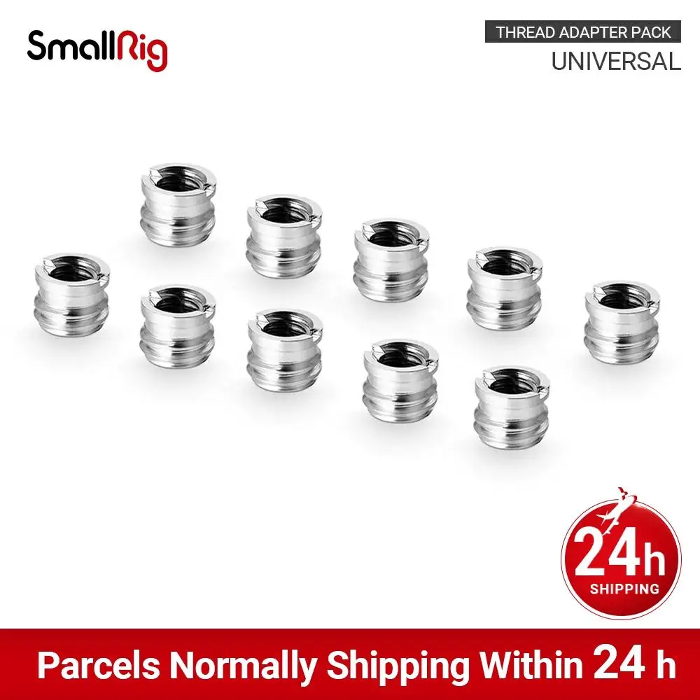 SmallRig Новый адаптер резьбы от 1/4 дюйма до 3/8 резьба 10 шт. в упаковке-856 | Электроника