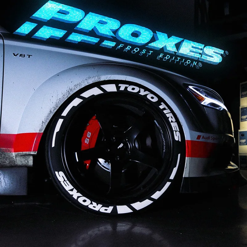  Tire Sticker-Car Tire Sticker Car Tuning Universal 3D Permanent Rubber Tire Stickers DIY Car Stylin