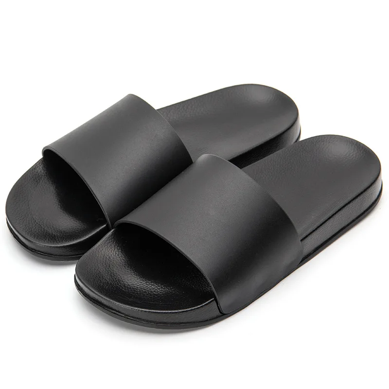 

Buy 1 Take 1 Household Sandals Women's Summer Black And White Bathroom Bath Indoor Soft-Sole Couples Household Slipper Men's