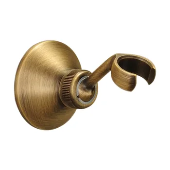 

Rotatable Bathroom Practical Hotel Home Shower Head Holder Easy Install Archaizing Copper Durable Universal Bracket Wall Mounted