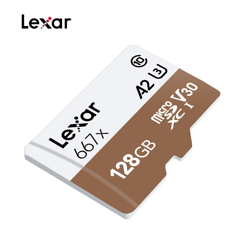 Карта памяти Lexar 667x MicroSD 100 Мб 128 ГБ 256 ГБ карты Micro SD класс 10 A2 UHS-I U3 V30 100 МБ TF карта cartao de memoria