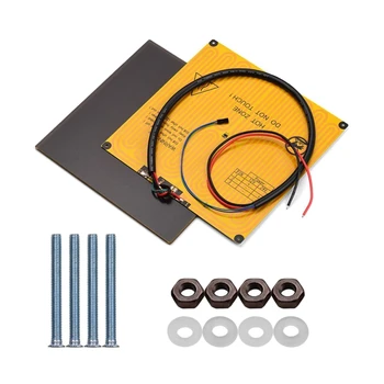 

Platform Glass Plate Aluminum Surface Heated Bed Hotbed 12V with Wire Cable for Anet A8 A6 for Ender 3 Pro 3D Printer