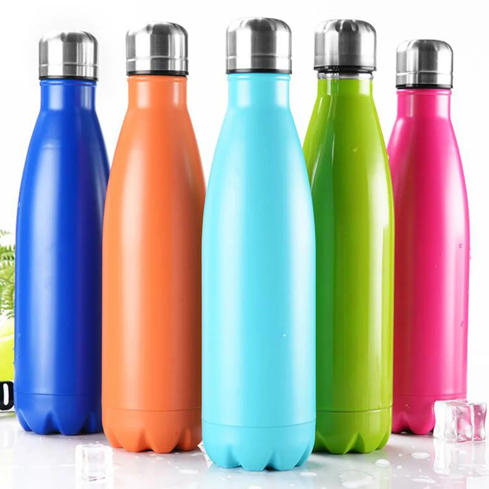 350/500/750/1000ml Double Wall Stainles Steel Sport Water Bottle Thermos Bottle Keep Hot and Cold Insulated Vacuum Flask