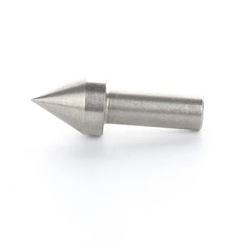 

6mm Shank Stainless Steel Round Thimble Rotary Center Dead Center for Mini Lathe Mechanical Machine Tool Use