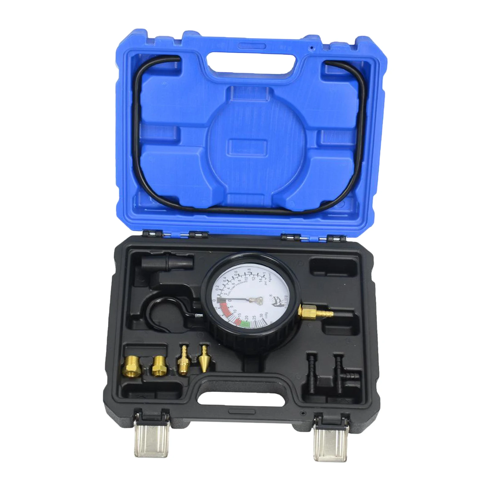 Vacuum Fuel Pump Pressure Testing Gauge Set Tool Kit In Case
