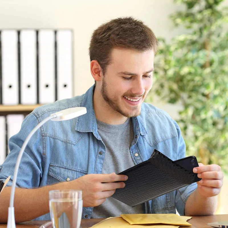 50pcs Mailer Poly Bubble Padded Mailing Envelopes for Mailer Gift Packaging Self Seal Bag Bubble Padding Black White And Pink