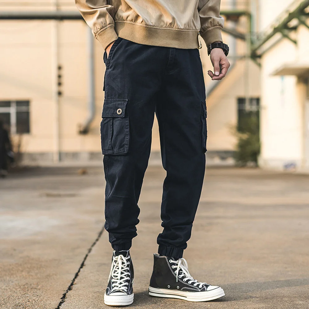 XYPANDA комбинезоны Для мужчин прилив бренд леггинсы свободные штаны Для мужчин; модные ботинки с Карго повседневные штаны-шаровары