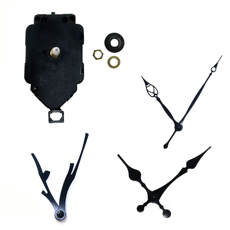 

50pcs Reloj De Pared Silent Pendulum Clock Movement with Creative Needles Repair Accessories High Quality Hanging Clockwork Home