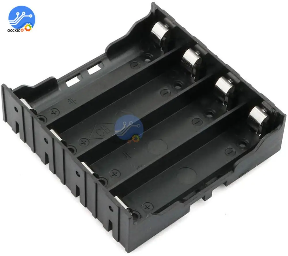 1x2x3x4x18650 ящик для хранения батарей 1 2 3 4 слота 18650 Держатель Внешнего Аккумулятора