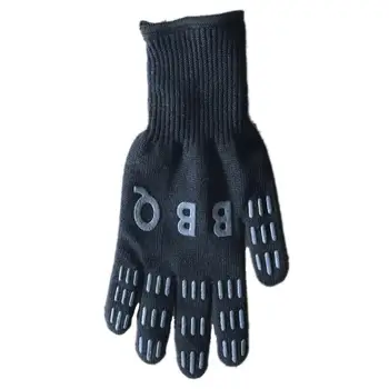 

Heat Resistant Bbq Gloves For Cooking Baking Grilling Oven Mitts Kitchen Tool Thick Silicone Barbecue Gloves Promotion
