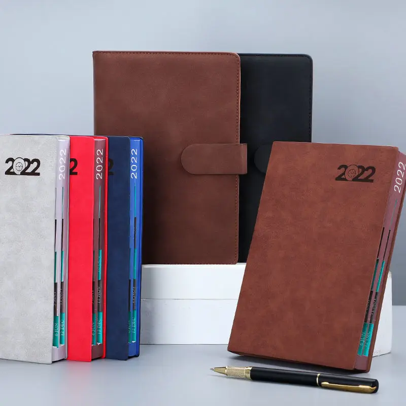 Notebook Books 2021 Schedule Plan 365 Days Daily Calendar Notepad Self-Discipline Punch Card Efficiency Libro Business Office