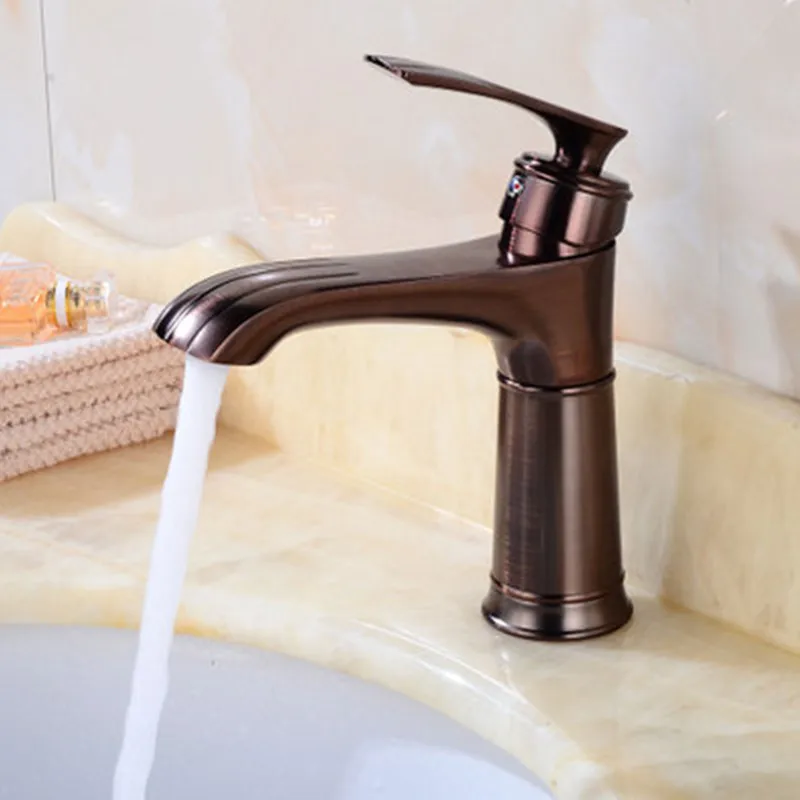 ORB basin faucet European bathroom faucet table bottom basin cold and hot water faucet washbasin single hole faucet