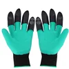 4/8 Hand Claw ABS Plastic Garden Rubber Gloves Gardening Digging Planting Durable Waterproof Work Glove Outdoor Gadgets 2 Style ► Photo 1/6