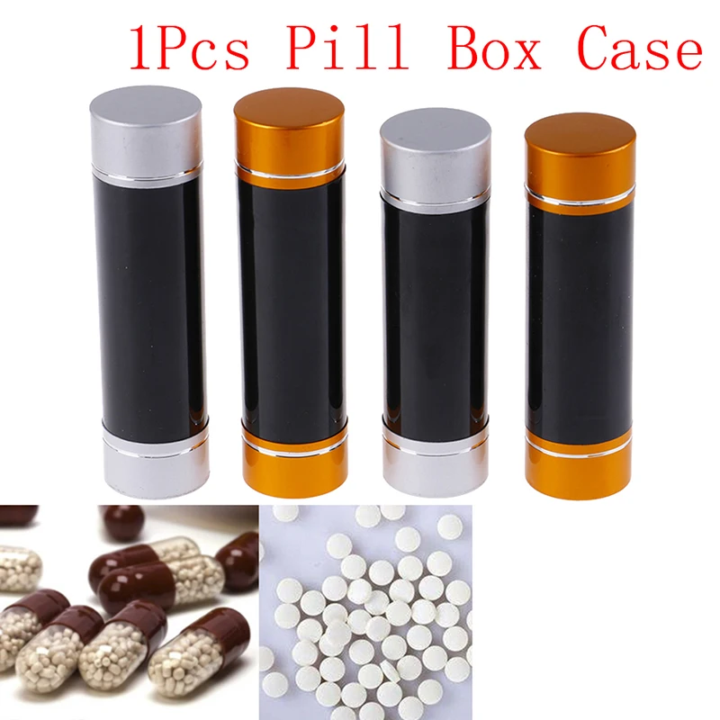 1Pc Portable Pill Box Organizer Travel Tablet Pill Drug Box Holder Dispenser Health Care Plastic Pill Cases Medicine Container