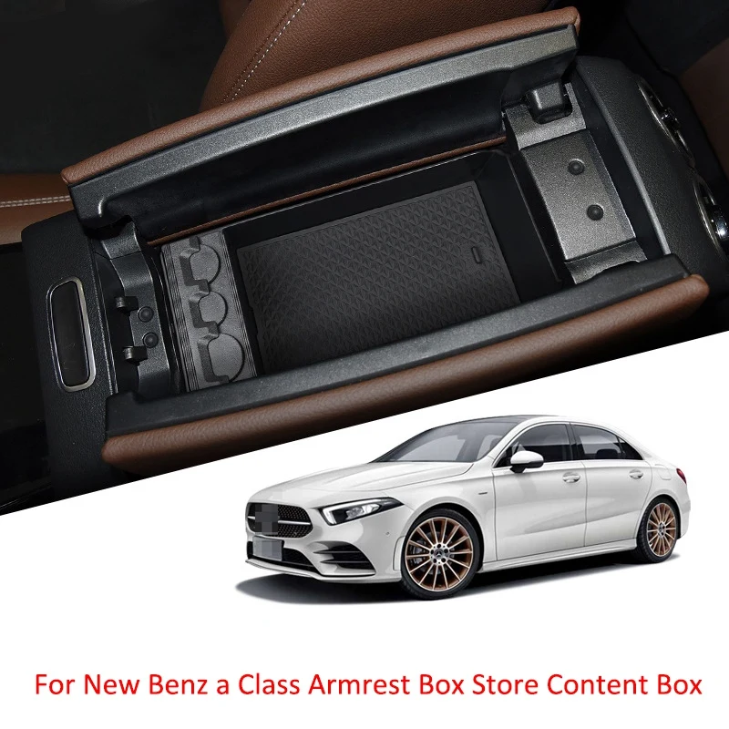 Автомобильный центральный подлокотник для Medesace-Benz A-Class центральная консоль organizatore NERO