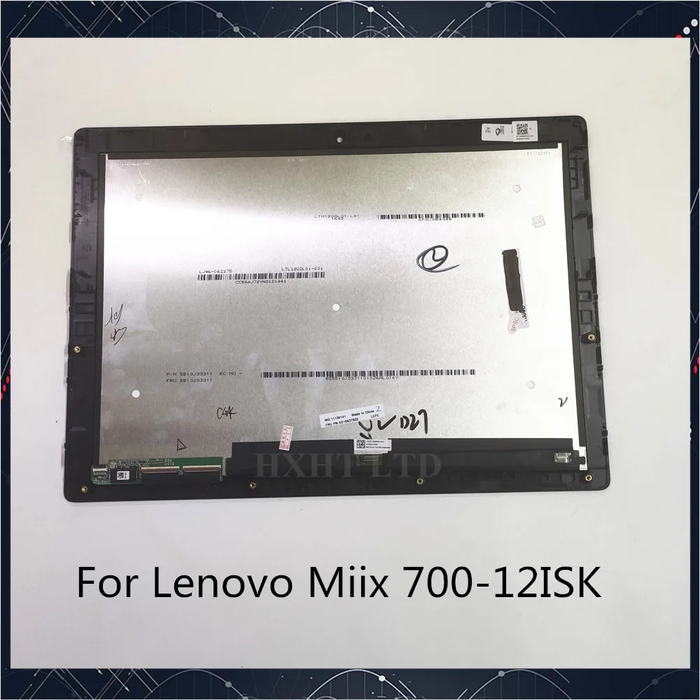 

Original 12" For Lenovo Miix 700-12ISK 80QL LCD Touch screen assembly 80QL0001US 2160*1440 Good working