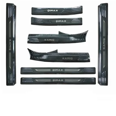 For Skoda KAMIQ 2018-2019 stainless steel Threshold bar Trunk threshold guard plate Anti-scratch protection car accessories | Автомобили и