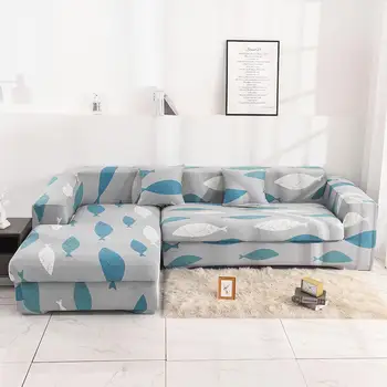 

Cartoon Sofa Cover,L Type Elastic Universal Sofa Cover,Living Room Sectional Couch Cover,1/2/3/4 Seat, Combination Sofa Cover